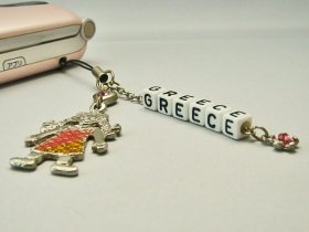 画像: 【ＳＯＬＤ　ＯＵＴ　ありがとうございました！】【お客様の声あり♪】（ギリシャアクセサリー）女の子・ＧＲＥＥＣＥ携帯ストラップ（Ｂタイプ）