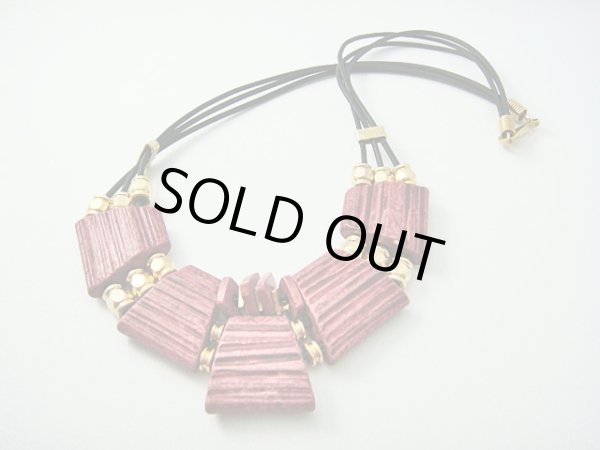 画像1: 【ＳＯＬＤ　ＯＵＴ　ありがとうございました！】（ギリシャ）セラミックネックレス（えんじ）