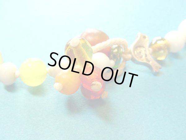 画像1: 【ＳＯＬＤ　ＯＵＴ　ありがとうございました！】ホワイトオニキスネックレス