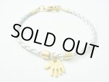 画像: 【ＳＯＬＤ　ＯＵＴ　ありがとうございました！】【定価2400円】（イスラエル）ハムサレザーブレスレット（銀）