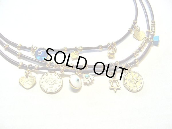 画像1: 【ＳＯＬＤ　ＯＵＴ　ありがとうございました！】トリプルレザーネックレス