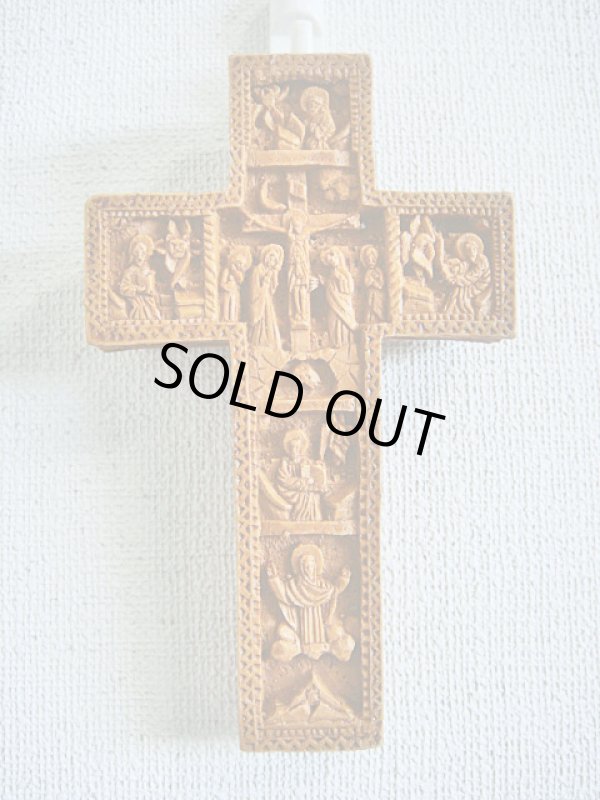 画像1: 【ＳＯＬＤ　ＯＵＴ　ありがとうございました！】【お客様の声あり♪】【ゆうパック】（ギリシャ雑貨）絵で描かれた聖書・イコン（クロス・小）