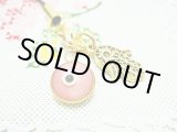 画像: 【ＳＯＬＤ　ＯＵＴ　ありがとうございました！】（イスラエル・トルコ）ハムサ・イーブルアイ携帯ストラップ（ピンク・ゴールド）