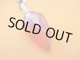 画像: 【ＳＯＬＤ　ＯＵＴ　ありがとうございました！】【定価２２００円】（ギリシャ）オニキス（赤）携帯ストラップ（ペンダントトップ）