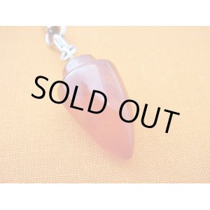 画像: 【ＳＯＬＤ　ＯＵＴ　ありがとうございました！】【定価２２００円】（ギリシャ）オニキス（赤）携帯ストラップ（ペンダントトップ）