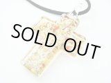 画像: 【ＳＯＬＤ　ＯＵＴ　ありがとうございました！】（ギリシャ）ムラノ（ベネチアン）ガラス・クロスネックレス（黄）