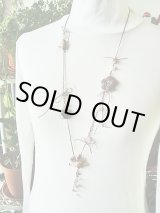 画像: 【ＳＯＬＤ　ＯＵＴ　ありがとうございました！】（ギリシャアクセサリー）ピンククオーツ・モダンロングネックレス