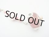 画像: 【ＳＯＬＤ　ＯＵＴ　ありがとうございました！】（ギリシャアクセサリー）イーブルアイ（ナザールボンジュウ）携帯ストラップ（赤・柄ビーズ）