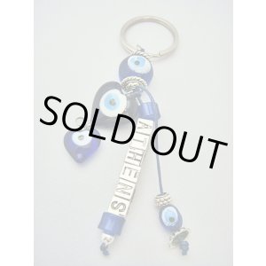 画像: 【ＳＯＬＤ　ＯＵＴ　ありがとうございました！】【楽天ランキング受賞！】（ギリシャアクセサリー）ダブルハートイーブルアイ（ナザールボンジュウ）・アテネキーチェーン