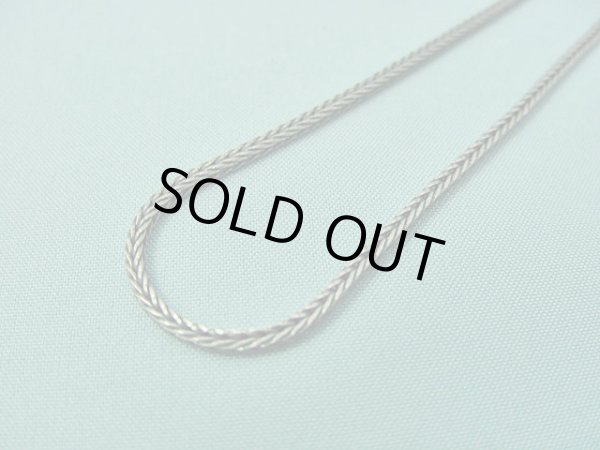 画像1: 【ＳＯＬＤ　ＯＵＴ　ありがとうございました！】（ギリシャ）スネークいぶしチェーン直径１．５ｍｍ（４０ｃｍ）