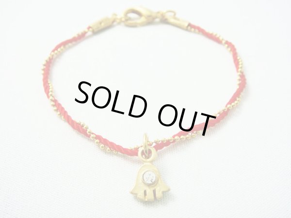 画像1: 【ＳＯＬＤ　ＯＵＴ　ありがとうございました！】【定価2400円】（イスラエル）ハムサ・チェーンブレスレット（ゴールド）