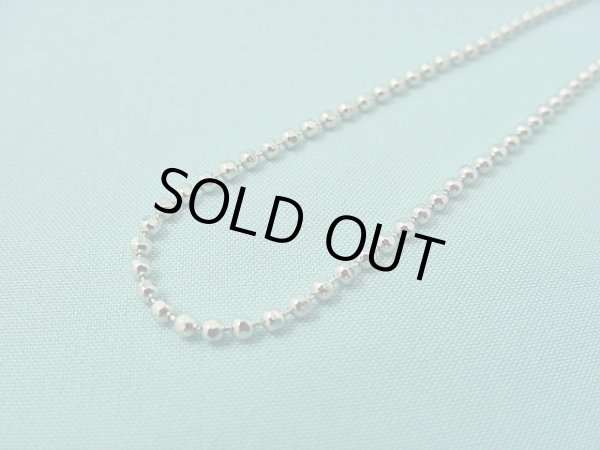 画像1: 【ＳＯＬＤ　ＯＵＴ　ありがとうございました！】（ギリシャ）ダイヤモンドカット・ボールチェーン１．２ｍｍ（４０ｃｍ）