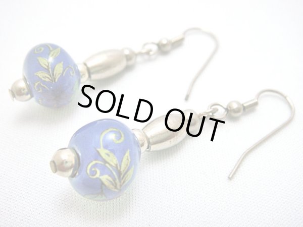 画像1: 【ＳＯＬＤ　ＯＵＴ　ありがとうございました！】（ギリシャ）ミコノス・ビーズピアス（青）