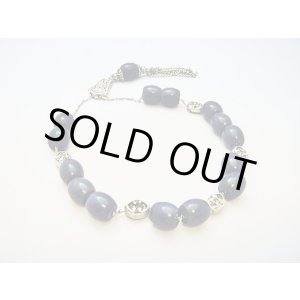 画像: 【ＳＯＬＤ　ＯＵＴ　ありがとうございました！】（ギリシャ雑貨）濃紺ビーズ・コンボロイ