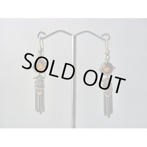 画像: 【ＳＯＬＤ　ＯＵＴ　ありがとうございました！】（ギリシャ）ビザンチン風・琥珀のピアス