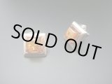 画像: 【ＳＯＬＤ　ＯＵＴ　ありがとうございました！】【５周年半額セール！】（ギリシャアクセサリー）琥珀スクウェアピアス【定価６５００円】