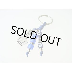 画像: 【ＳＯＬＤ　ＯＵＴ　ありがとうございました！】（ギリシャアクセサリー）キクラデス・イーブルアイ（ナザールボンジュウ）・メアンドロスキーチェーン