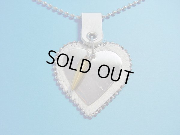 画像1: 【ＳＯＬＤ　ＯＵＴ　ありがとうございました！】（イスラエル）ラブ＆ピースネックレス（ホワイトレザー）