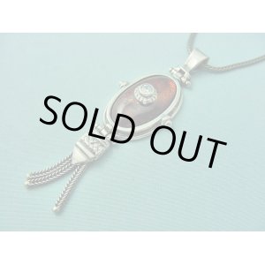 画像: 【ＳＯＬＤ　ＯＵＴ　ありがとうございました！】（ギリシャ）ビザンチン風・琥珀のネックレス