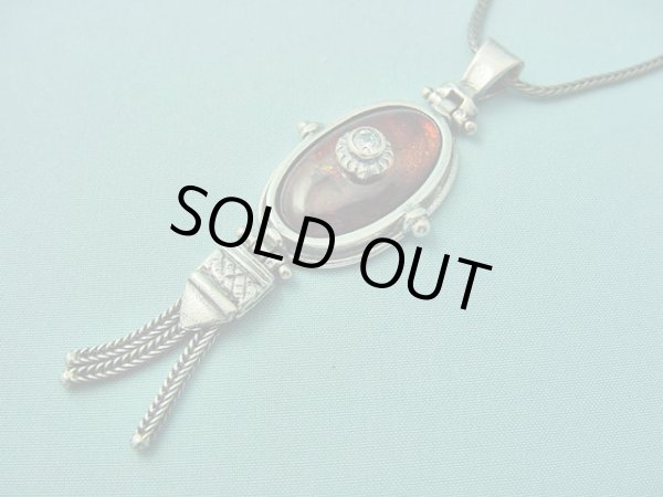 画像1: 【ＳＯＬＤ　ＯＵＴ　ありがとうございました！】（ギリシャ）ビザンチン風・琥珀のネックレス