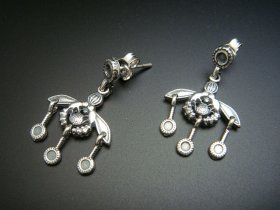 画像: 【ＳＯＬＤ　ＯＵＴ　ありがとうございました！】（ギリシャアクセサリー）ミノアンビー・シルバーピアス