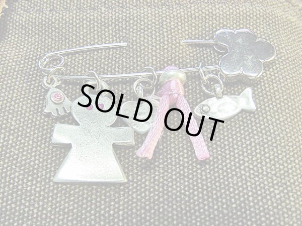 画像1: 【ＳＯＬＤ　ＯＵＴ　ありがとうございました！】【定価1900円】（イスラエル）飾りピンブローチ（ピンク）