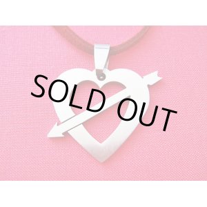 画像: 【ＳＯＬＤ　ＯＵＴ　ありがとうございました！】（ギリシャ）スティールハート・ネックレス