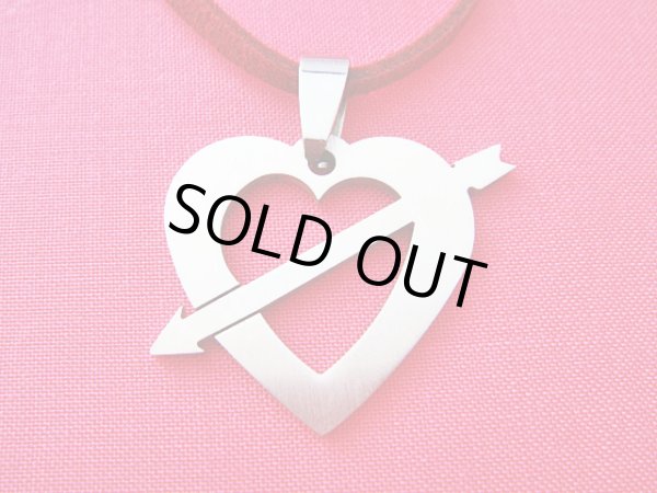 画像1: 【ＳＯＬＤ　ＯＵＴ　ありがとうございました！】（ギリシャ）スティールハート・ネックレス