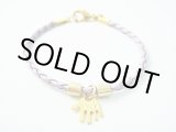 画像: 【ＳＯＬＤ　ＯＵＴ　ありがとうございました！】【定価2400円】（イスラエル）ハムサレザーブレスレット（薄紫）