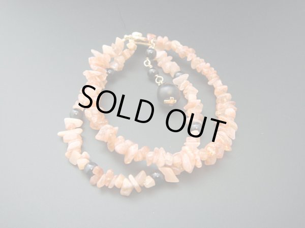 画像1: 【ＳＯＬＤ　ＯＵＴ　ありがとうございました！】（ギリシャ）アゲート・オニキスブレスレット