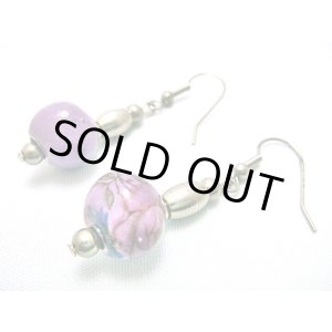 画像: 【ＳＯＬＤ　ＯＵＴ　ありがとうございました！】（ギリシャ）ミコノス・ビーズピアス（紫）