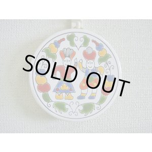 画像: 【ＳＯＬＤ　ＯＵＴ　ありがとうございました！】（ギリシャ雑貨）タイルの壁飾り（コースター）民族衣装でグリークダンス
