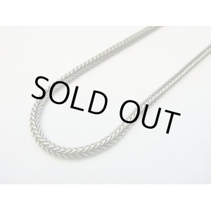 画像: 【ＳＯＬＤ　ＯＵＴ　ありがとうございました！】（ギリシャアクセサリー）シルバー９２５いぶしスネークチェーンＢ（４０ｃｍ）