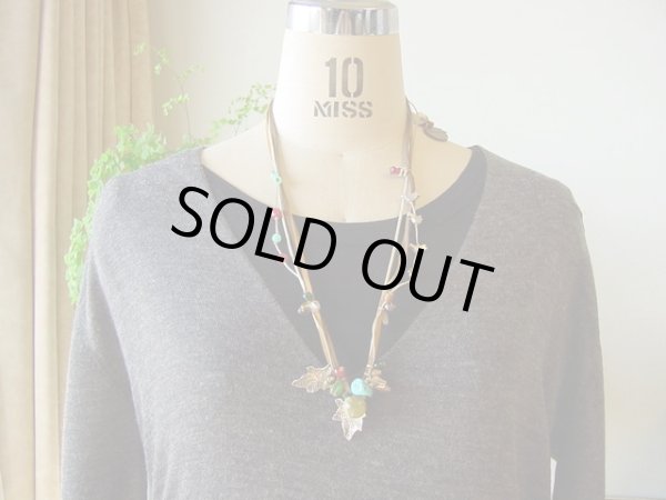 画像1: 【ＳＯＬＤ　ＯＵＴ　ありがとうございました！】レザーネックレス