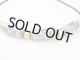 画像: 【ＳＯＬＤ　ＯＵＴ　ありがとうございました！】【定価１５００円】（ギリシャ）ミコノスビーズ・フローラルネックレス（紫）