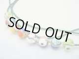 画像: 【ＳＯＬＤ　ＯＵＴ　ありがとうございました！】（ギリシャアクセサリー）イーブルアイ（ナザールボンジュウ）・ベネチアンガラス・チェコビーズロングネックレス（緑）