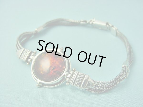 画像1: 【ＳＯＬＤ　ＯＵＴ　ありがとうございました！】（ギリシャ）ビザンチン風・琥珀のブレスレット