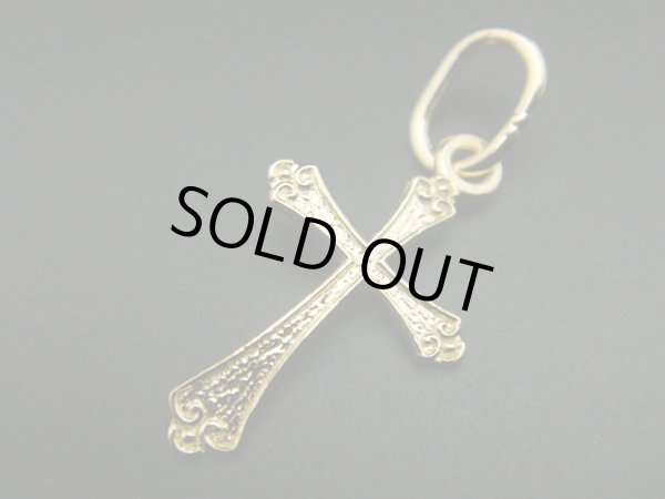 画像1: 【ＳＯＬＤ　ＯＵＴ　ありがとうございました！】（ギリシャアクセサリー）ビザンチン風１４Ｋゴールド・クロスペンダントトップ