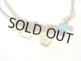 画像: 【ＳＯＬＤ　ＯＵＴ　ありがとうございました！】（イスラエル）ターコイズチャームネックレス（ゴールド）