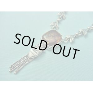 画像: 【ＳＯＬＤ　ＯＵＴ　ありがとうございました！】（ギリシャ）ビザンチン風・琥珀のネックレス