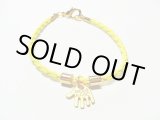 画像: 【ＳＯＬＤ　ＯＵＴ　ありがとうございました！】【定価2400円】（イスラエル）ハムサレザーブレスレット（黄色）