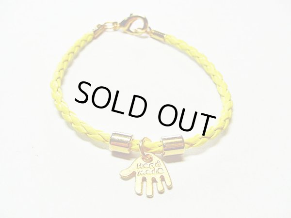 画像1: 【ＳＯＬＤ　ＯＵＴ　ありがとうございました！】【定価2400円】（イスラエル）ハムサレザーブレスレット（黄色）