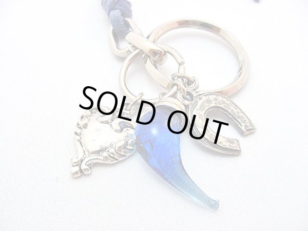 画像1: 【ＳＯＬＤ　ＯＵＴ　ありがとうございました！】【定価1900円】（イスラエル）マルチチャーム・キーチェーン（青）