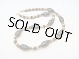 画像: 【ＳＯＬＤ　ＯＵＴ　ありがとうございました！】【定価２１００円】（ギリシャアクセサリー）ミコノス・セラミックビーズネックレス（黒）