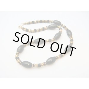 画像: 【ＳＯＬＤ　ＯＵＴ　ありがとうございました！】【定価２１００円】（ギリシャアクセサリー）ミコノス・セラミックビーズネックレス（黒）