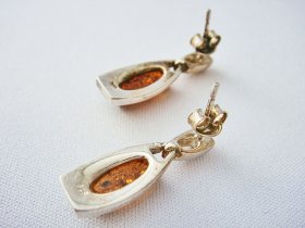 画像: 【ＳＯＬＤ　ＯＵＴ　ありがとうございました！】【定価６１００円】（ギリシャ）琥珀ピアス