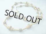 画像: 【ＳＯＬＤ　ＯＵＴ　ありがとうございました！】【定価３９００円】（ギリシャアクセサリー）ミコノス・セラミックビーズネックレス（オリーブ色・ベージュ）