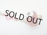 画像: 【ＳＯＬＤ　ＯＵＴ　ありがとうございました！】（ギリシャアクセサリー）イーブルアイ（ナザールボンジュウ）携帯ストラップ（赤・蝶）