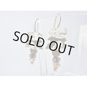 画像: 【ＳＯＬＤ　ＯＵＴ　ありがとうございました！】（ギリシャアクセサリー）スワロフスキー・マーキーズ型クリスタルピアス（透明）