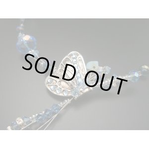 画像: 【ＳＯＬＤ　ＯＵＴ　ありがとうございました！】（ギリシャアクセサリー）スワロフスキー・バタフライネックレス（シルバー）